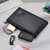 King Paul Men's Genuine Leather Envelope Clutch – Trendy Printed Handbag