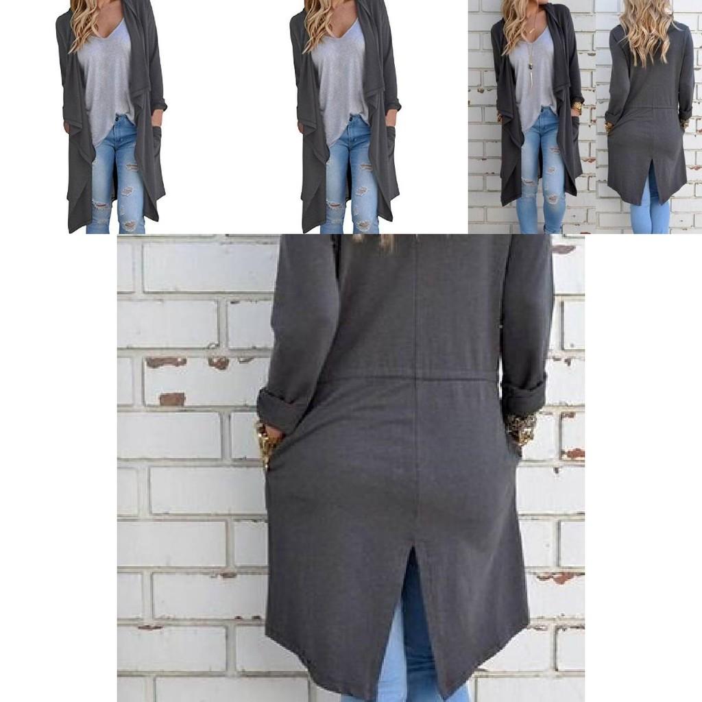 Casual Cotton Knit Cardigan Womens Open Front Loose Fit Long Sleeve Top For Versatile Wardrobe Essentials