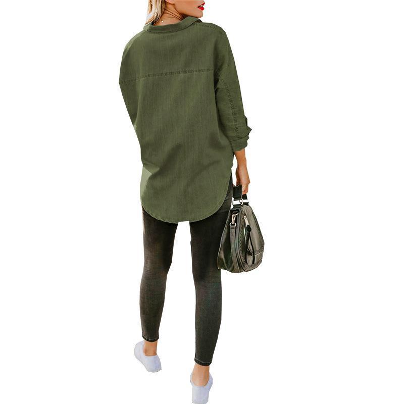 European & American Women's Long Sleeve Casual Shirt - Versatile Autumn Style (2026)