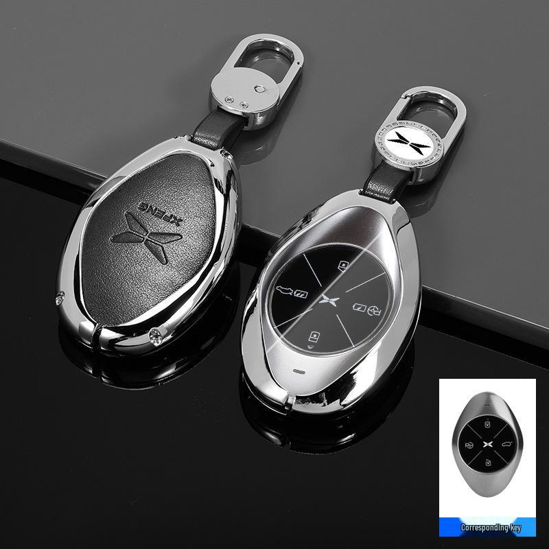 Xpeng Car Key Case for Models G3i, P7i, P5, G9, G3i, G6 - Protective Shell & Buckle