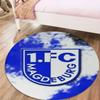 Tappeto Rotondo FC Magdeburg, Tappeto per Soggiorno Camera da Letto Divano Sala Giochi Decorazione, Tappetino Antiscivolo 56