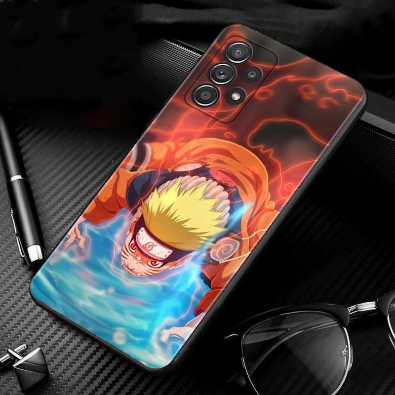 Coque de téléphone dessin animé Naruto Fox Level, étui pour Samsung Galaxy A12 A 12 A52 A51 A71 A72 A11 A13 A02s A02 A32 A31 A21s A52s