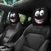 Two Car Headrest Decorations Versatile Expressions Oil Proof Stretchable Washable Christmas Gifts