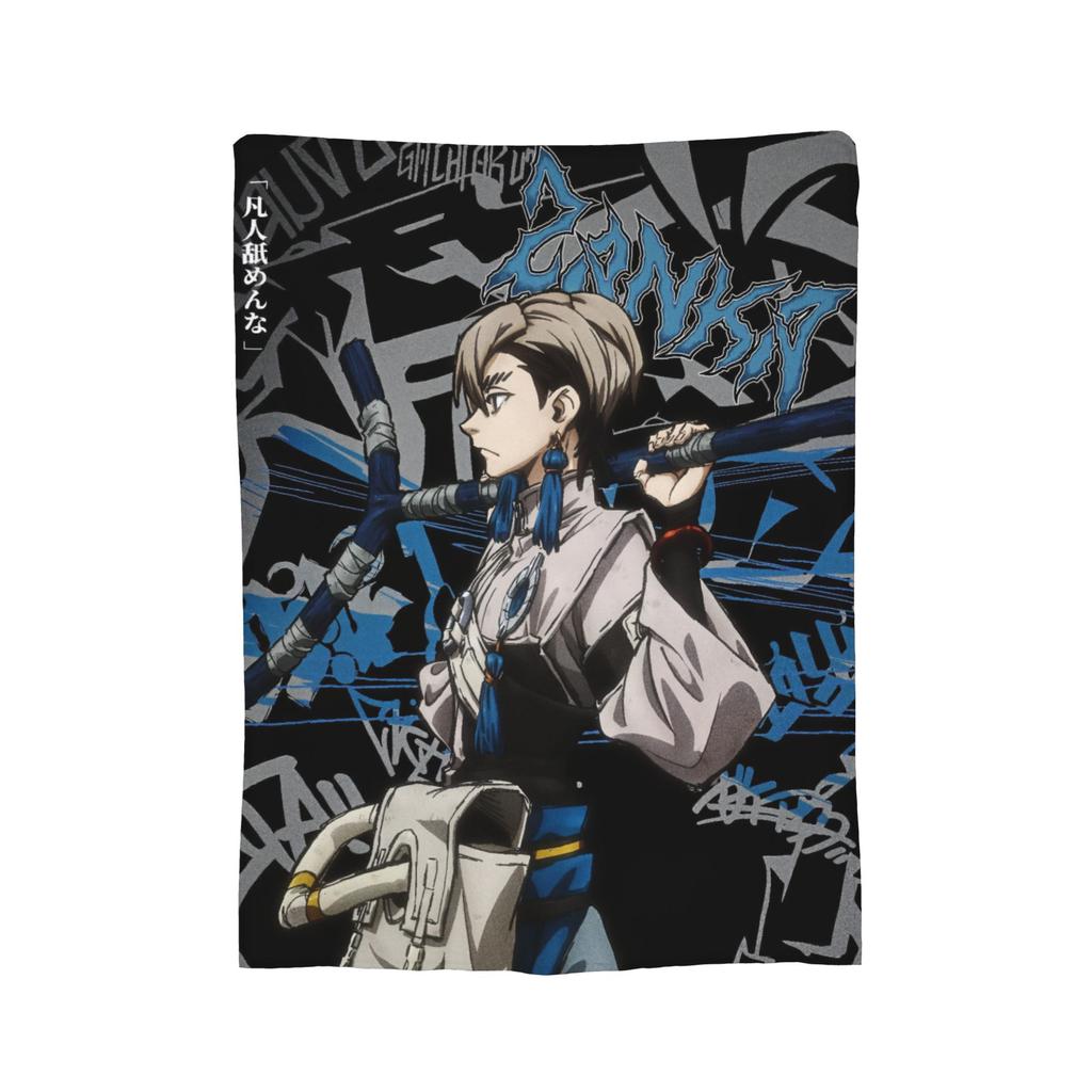 Zanka Gachiakuta Anime Blanket Coral Fleece Plush Summer Multi-function Soft Throw Blankets for Home Couch Bedspreads