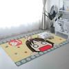 Azumanga Daioh Osaka Ayumu Floor Mat Bathroom Absorbent Mat Simple Door Dirt-resistant Mat Home Kitchen Mat Foot Mat Entry Mat