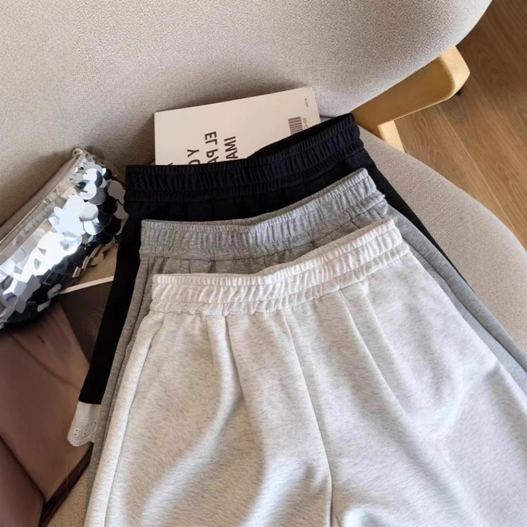 Women's High Waist Lace Patchwork Wide Leg Shorts Casual Loose Fit Summer Short Pants
