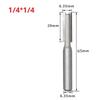 1/4\\\" Shank Straight Flute Tool Woodworking Hand Tool 1/4\" Shank