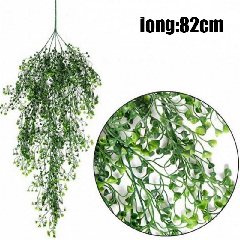 80CM Artificial Admiralty Willow Wall Hanging Plant Fake Vine Artificial Hanging Plant Home Garden Wall Decoration Fake Flowers