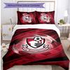 Set Lenzuola Stampato Calcio Bournemouth 3 Pezzi, Comodo Set Copripiumino per Camera da Letto Amico della Pelle