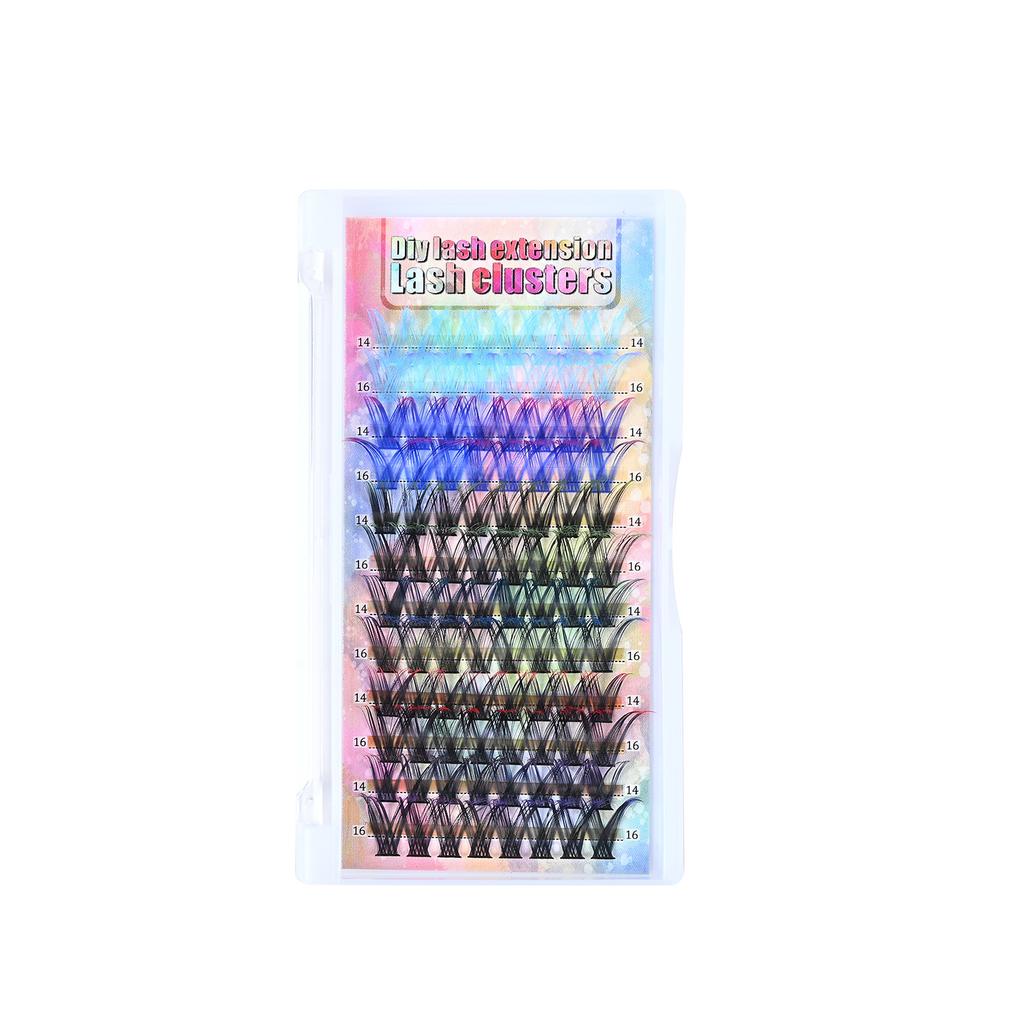 Segmented False Eyelashes Clusters for DIY Extension Application
