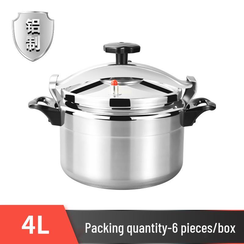 Large Capacity Multi-functional Aluminum Pressure Cooker for Gas Stoves - Explosion-Proof and Perfect for Soups and Stews