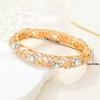 Romance Hollow Out Fish Tail Spring Bracelet Zinc Alloy Hand Chain with Brilliant Rhinestones Accent Assorted Color