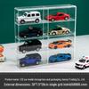 Hot Wheels Toy Display & Storage Cabinet with Compartments - Transparent Box for Small Car Models