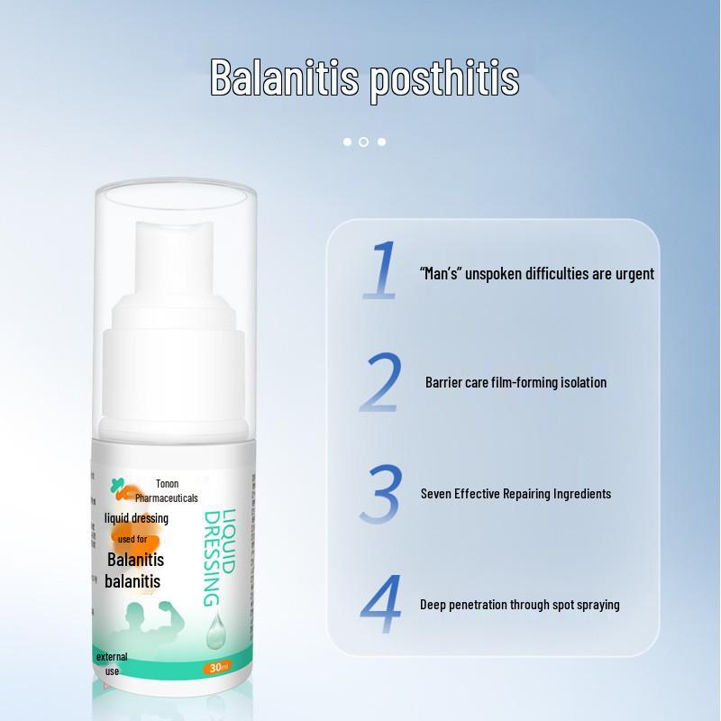 Tuoneng Male Balanitis Relief Spray for Private Areas, 30ml
