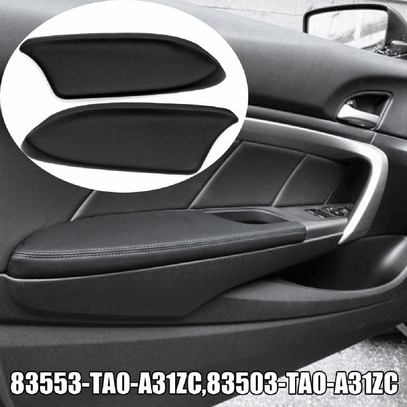 A41P-1Pair Front Door Panel Cover 83553-TA0-A31ZA 83503-TA0-A31ZC for Honda Accord Sedan 2008-2012 Armrest Panels Lid Pad A