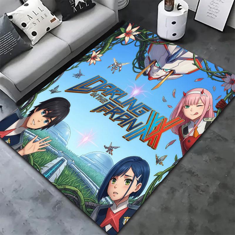 Franxx Carpet Rug For Living Room Bedroom Home Sofa Decoration Kids Play Nonslip Floor Mat