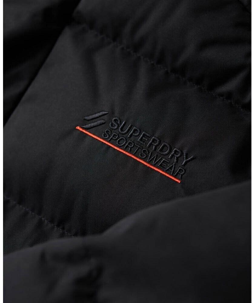 Superdry Microfibre Sport Puffer Jacket (M5011760A) Gray