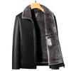 Herren Verdickte Schafslederjacke