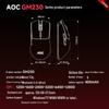 AOC GM230 Tri-Mode Wireless Gaming Mouse