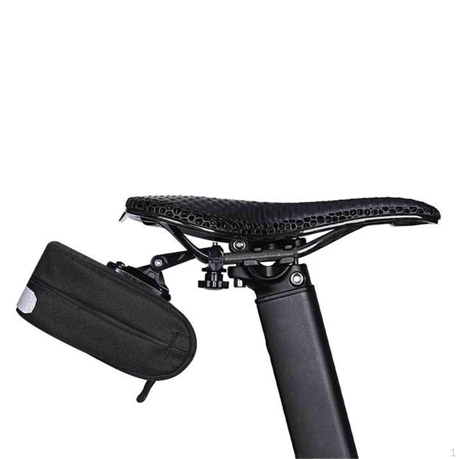 

Seat Bag, Saddle Reflective Storage Bag with Quick Release, for Commuting By Bike чорний