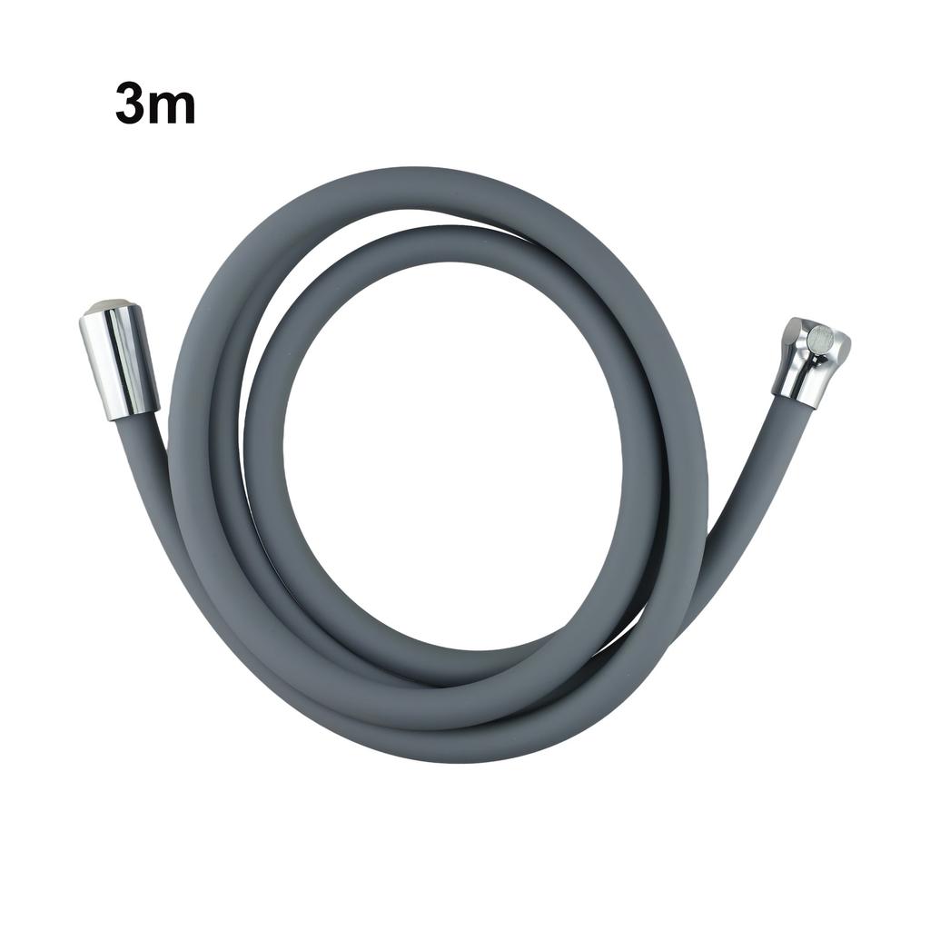 Bathroom Accessories Flexible Latex Tube 2M Shower Hose High Water Pressure Premium Silicone Material For Cleaning Bathroom