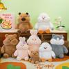 Rabbit Capybara Husky Duck Plush Toy Cartoon Animal Stuffed Doll Kids Gifts