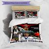 Ronaldo's Cristiano Ronaldo's Journey Bedding Set, Breathable Duvet Cover with Pillowcases, Soft Bed Linen for Bedroom Home Decoration, Perfect Festiv