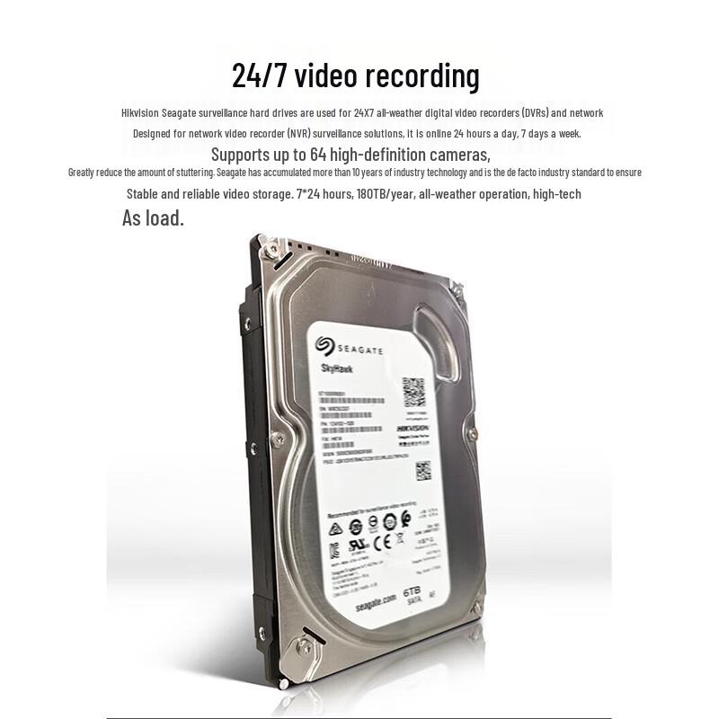 Seagate 6TB 3.5-inch Surveillance Hard Drive