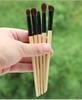 5/8-Piece Eye Brush Set: Pony Hair Blending, Luminous Wood Handle, Slanted Eyebrow, Eyeshadow, Concealer Brushes
