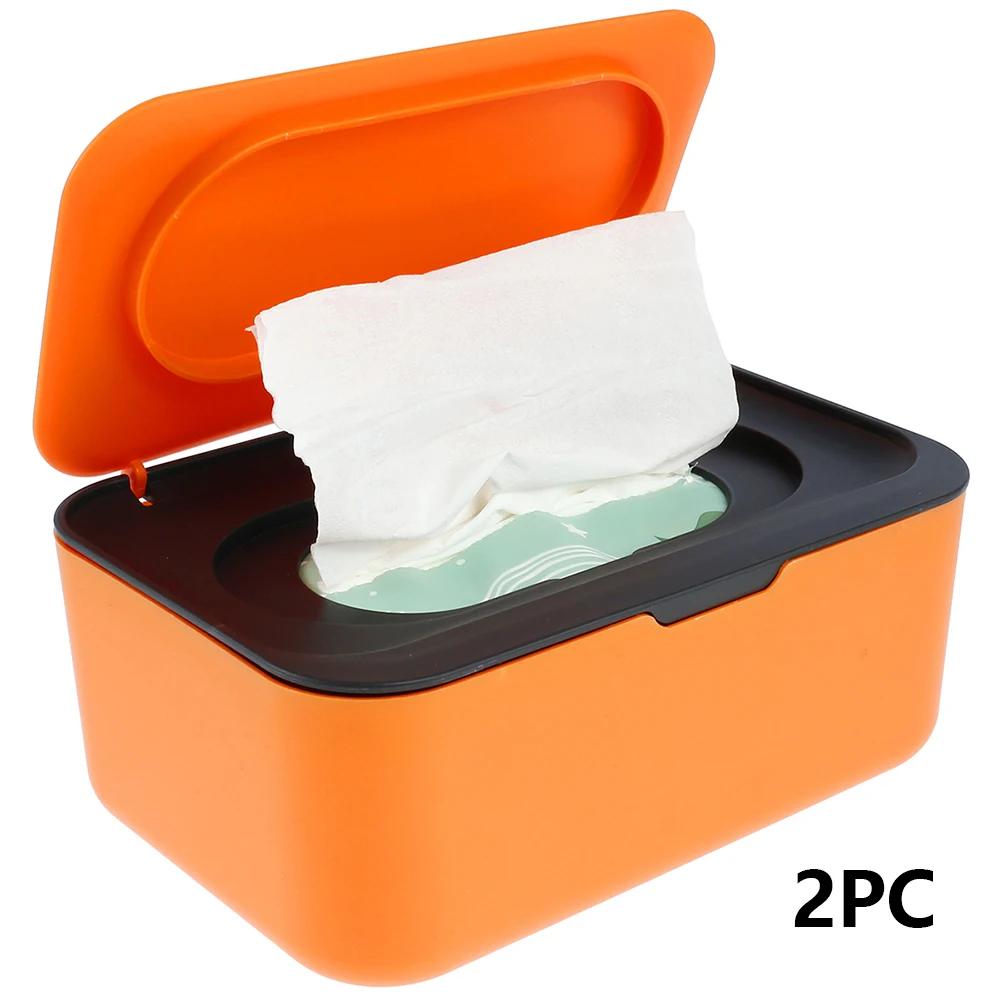 Wipes Dispenser Dustproof Tissues Wipes Case with Lids Multifunctional Baby Wipe Holder Large Capacity Sealing Container Case