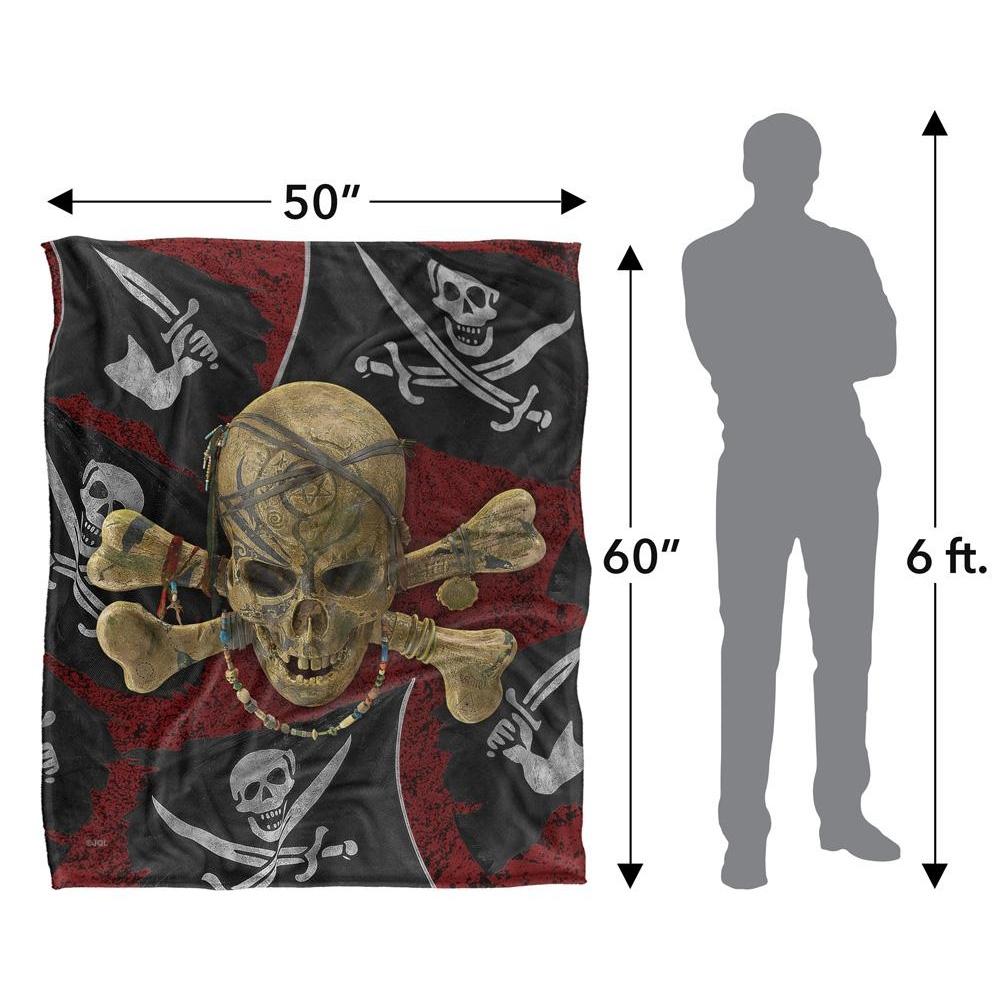 JQ Licensing James Piazza Silky Jolly Roger Supersoft Blanket