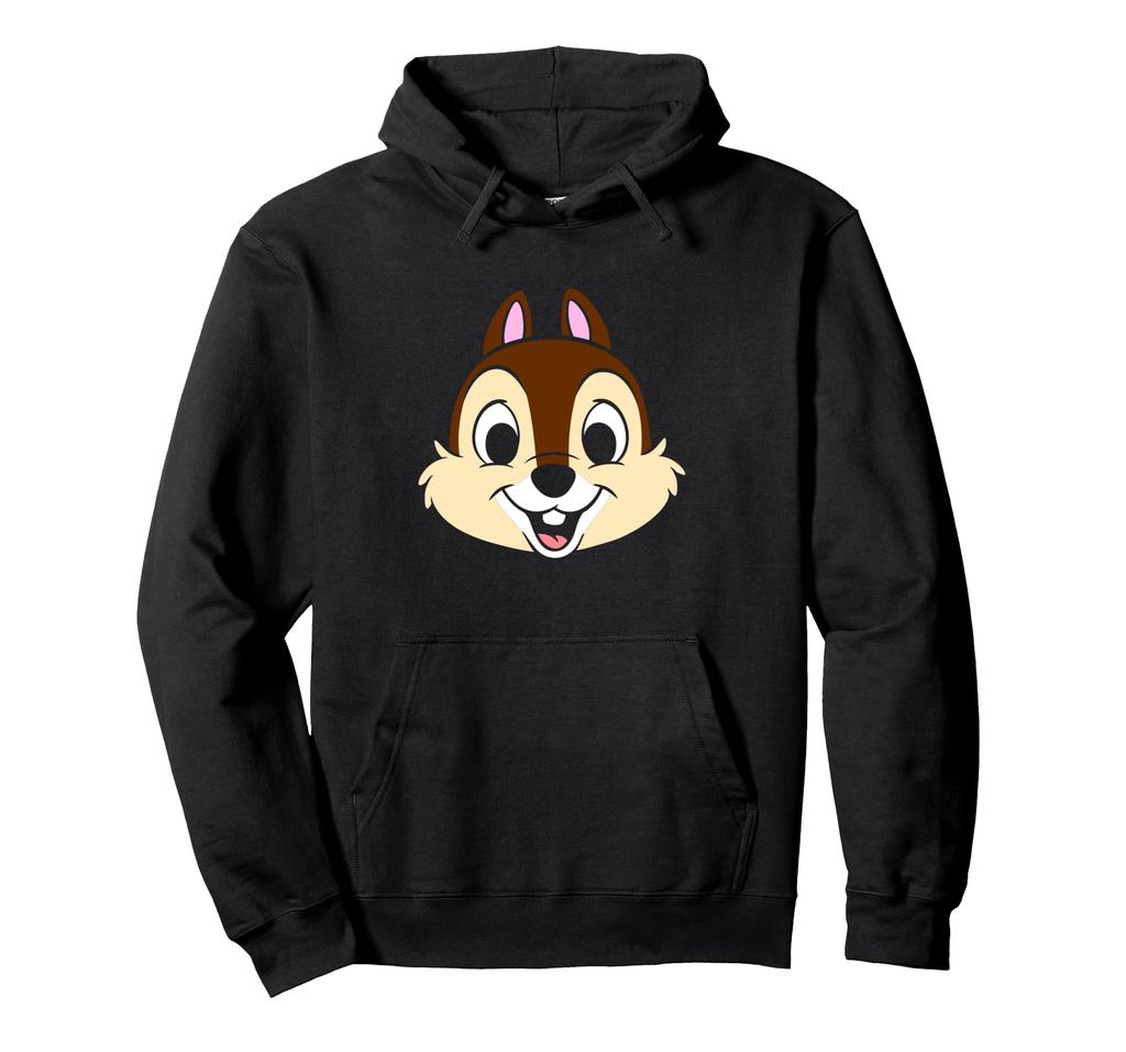 Disney Chip and Dale Chip Transparent Nose and Eyes Hoodie
