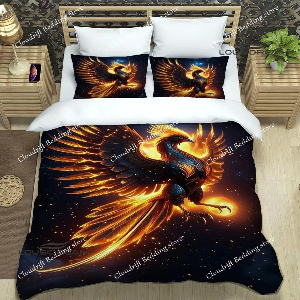 3D Phoenix printed Bedding Sets exquisite bed supplies set duvet cover bed comforter set bedding set luxury birthday gift