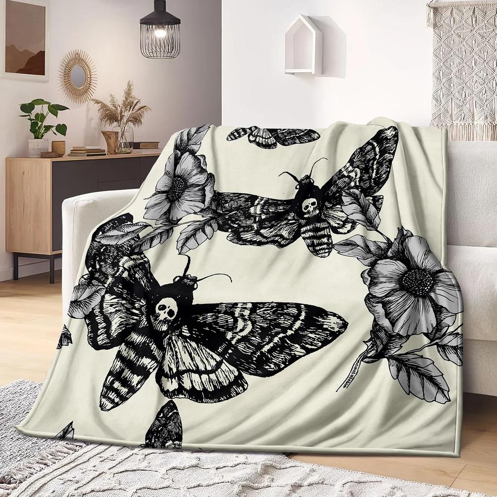 Microfiber Butterfly Blanket Super Soft Throw Blankets For Bed Bedspread Sofa Decorative Camping Picnic Winter Warm Blanket