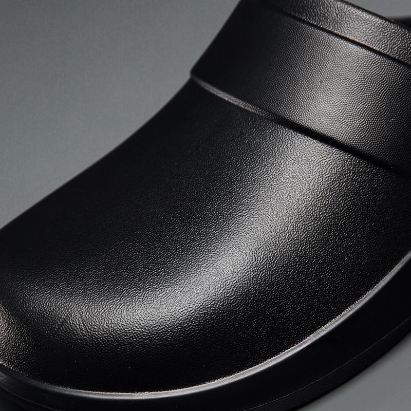 Men Waterproof Chef Shoes Non-slip and Oil-proof Kitchen Shoes Operating Room Slippers Summer Spring and Autumn Outdoor Clogs