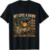 My Give A Damn Is Broken Funny Beach Vacation Retro Graphic T-Shirt