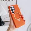 Original Tech-Woven Fabric 360° Magnet Ring Stand Phone Case For Samsung Galaxy S26 S25 S24 Ultra Case for Magsafe Back Cover