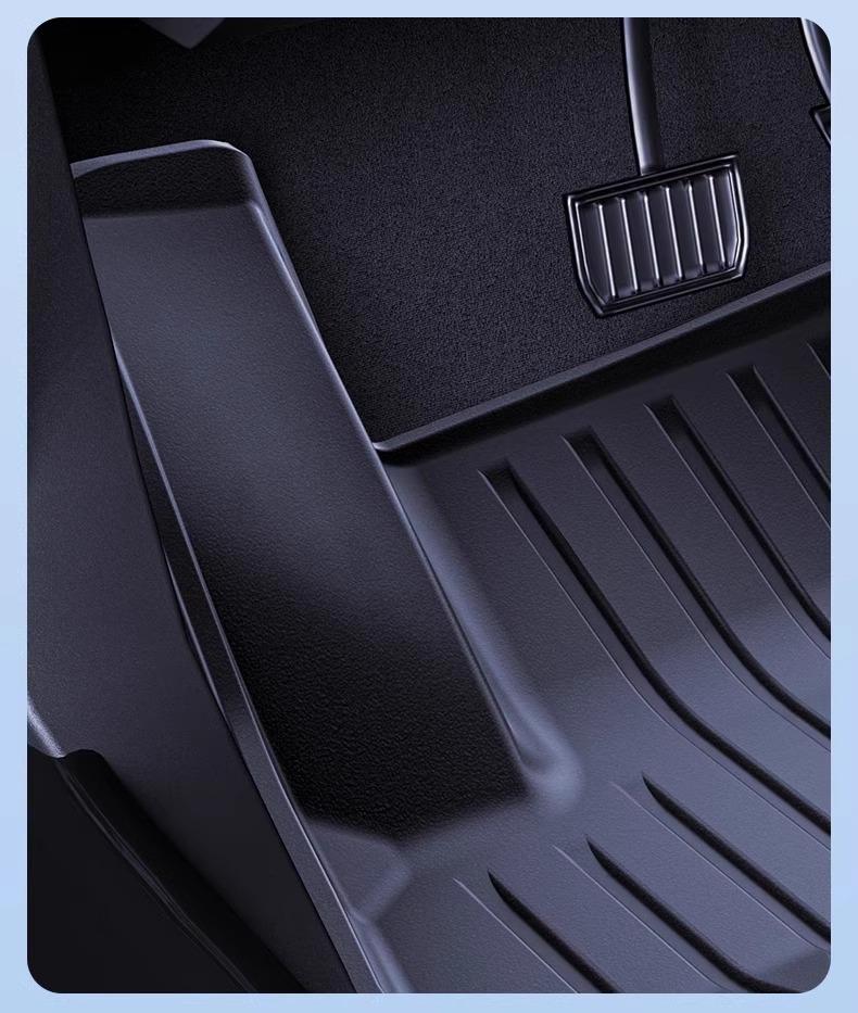 TPE Car Floor Mats for 2025 Tesla Model Y3 New Editions