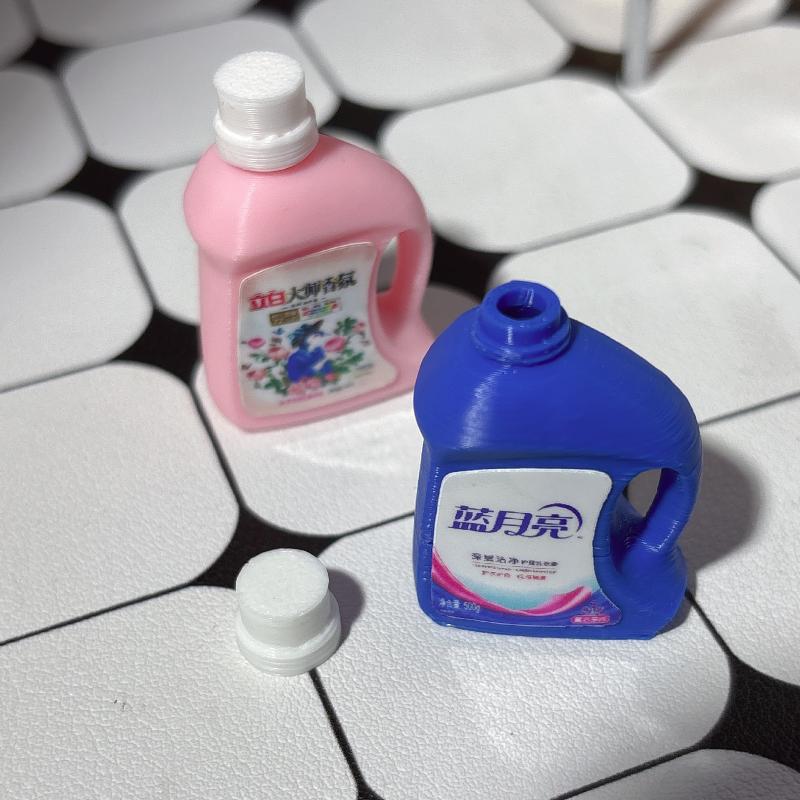 1 Piece Dollhouse Mini Laundry Detergent Model Supermarket Miniature Scene Decoration Doll Accessories