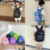 Stylish Large Capacity Korean Casual Color Block Children's Backpack For School Use