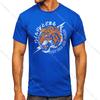 Men's Tiger Printed Vintage T-shirt Sport 100% Cotton Funny Tees for Men Women Sportswear Tops