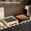New Home Decorations Entrance Key Storage Tray with Mat Fashion Living Room Tabletop Aroma Jewelry Tray Caja De Almacenamiento
