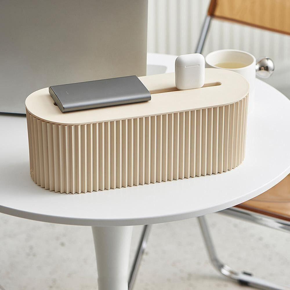 Data Cable Organizer Plug Board Desktop Storage Box Cordboard Desktop Organizer Wire Winder Box