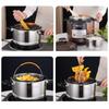 Handle Pot Accessories Steamer Basket Fruit Cleaning Basket Rice Cooker Steamer Food Steamer