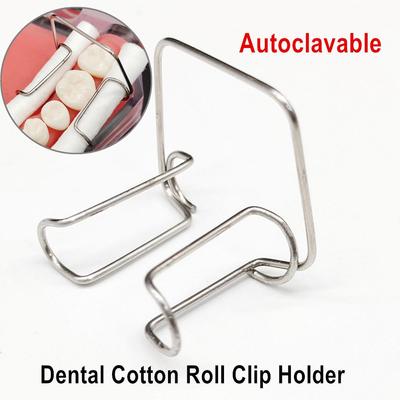 New Dental Cotton Roll Clip Holder Autoclavable Dental Orthodontic Isolator Tool Clinic Orthodontic Lab Supplies Cotton Holder