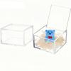 Square Cube Acrylic Box With Lids Stackable Design Transparent Container Transparent Case Clear Cube Box Decorative Use