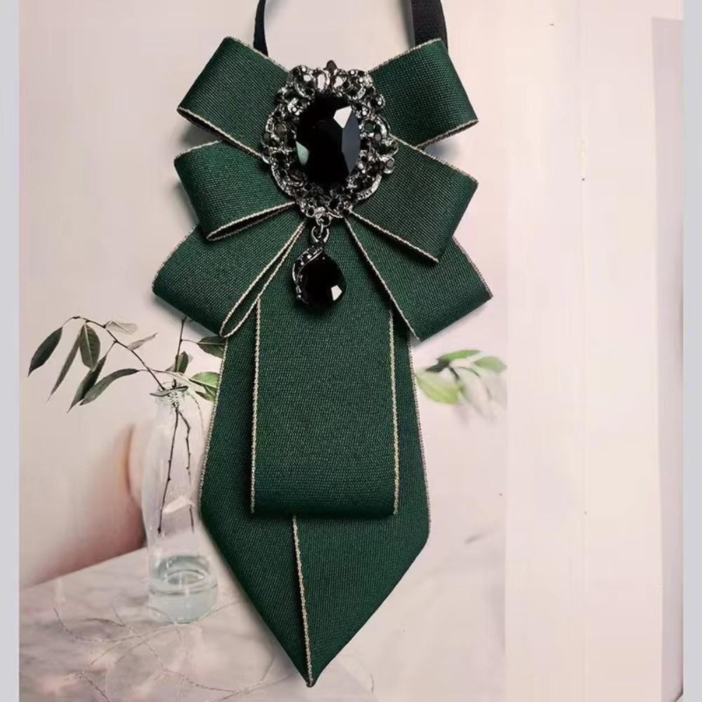 Band Band Fliege Strass Damen Krawattenkragen Blume Krawatte Abschlussfoto