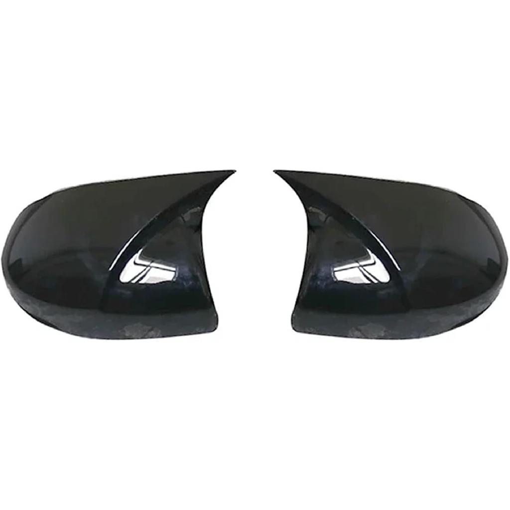 Side Rearview Mirror Cap Wing Mirror Cover Compatible With Honda Jazz GK5 2014-2020 Car Accessories(Low Prof Black)