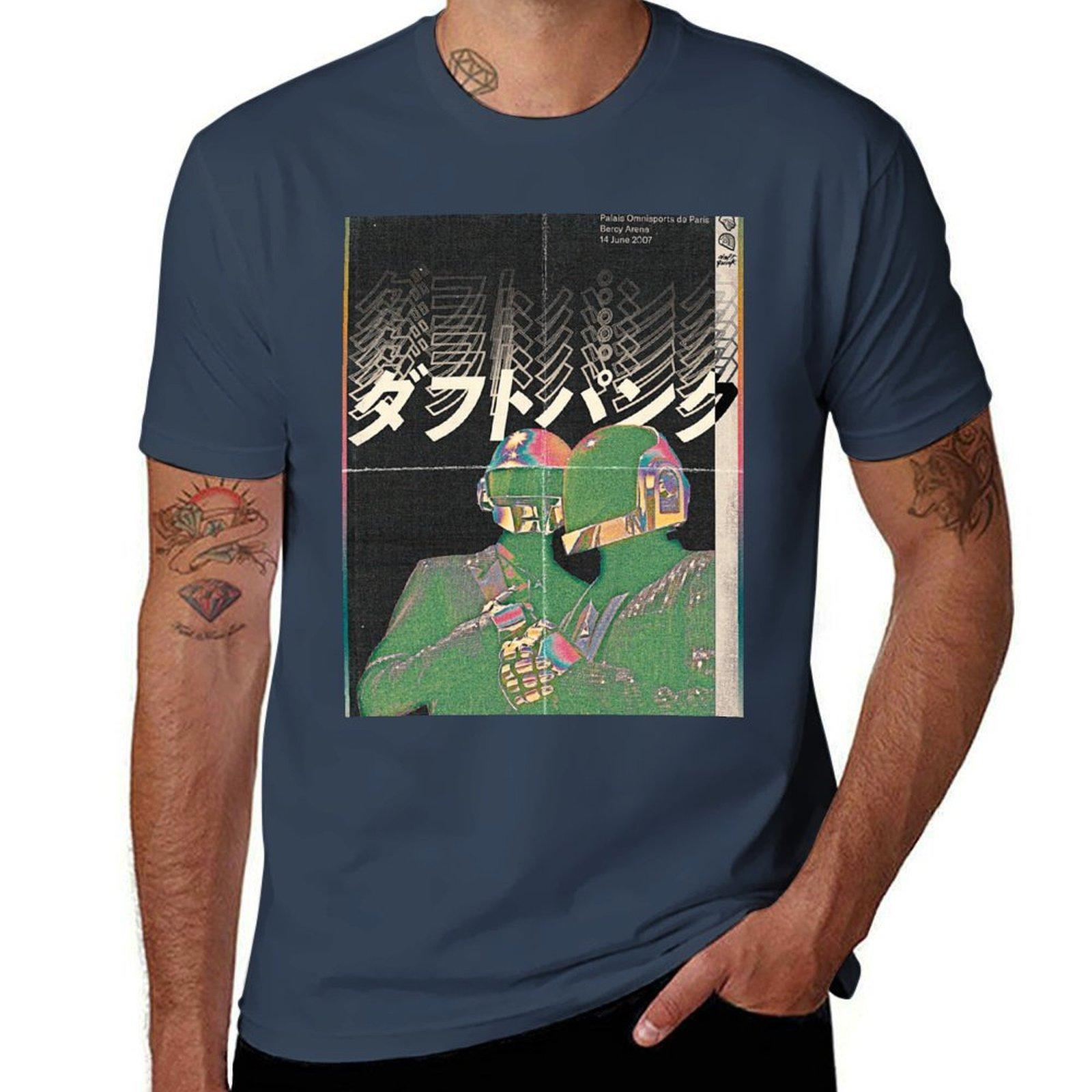 P U N K Robots Japan Tshirt Basic All Season Solid Tshirt S