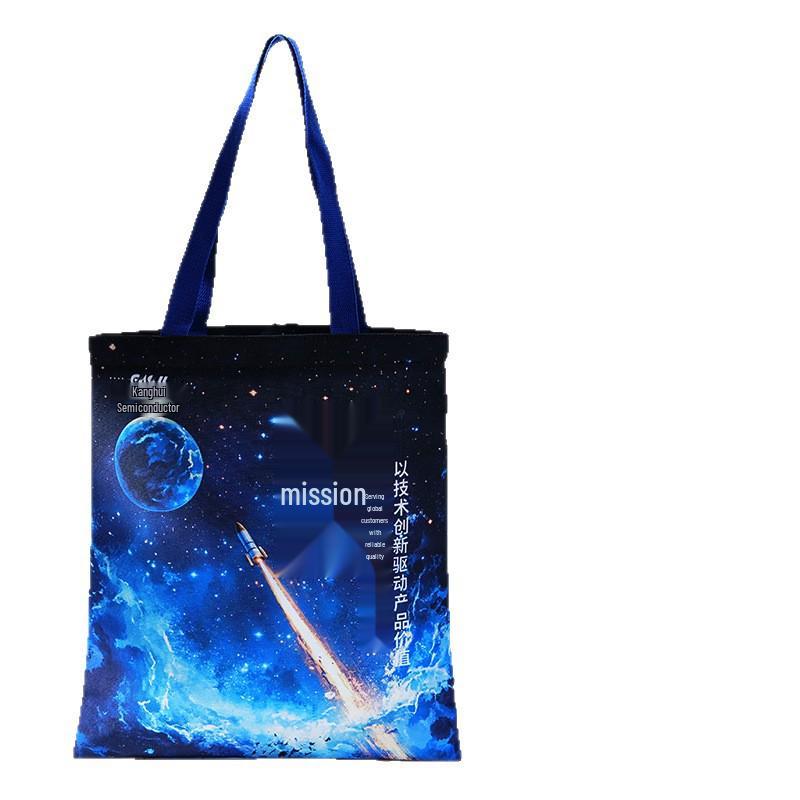 Custom Logo Eco-Friendly Canvas Handbag and Shopping Tote